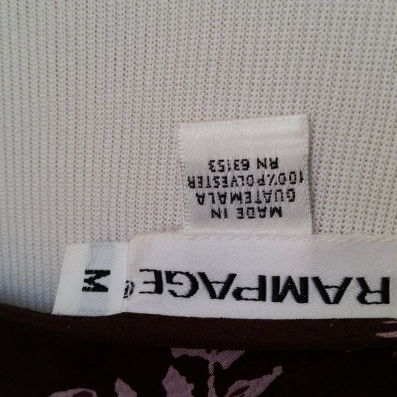 Rampage purple wistereria floral print dress - Picture 5 of 6